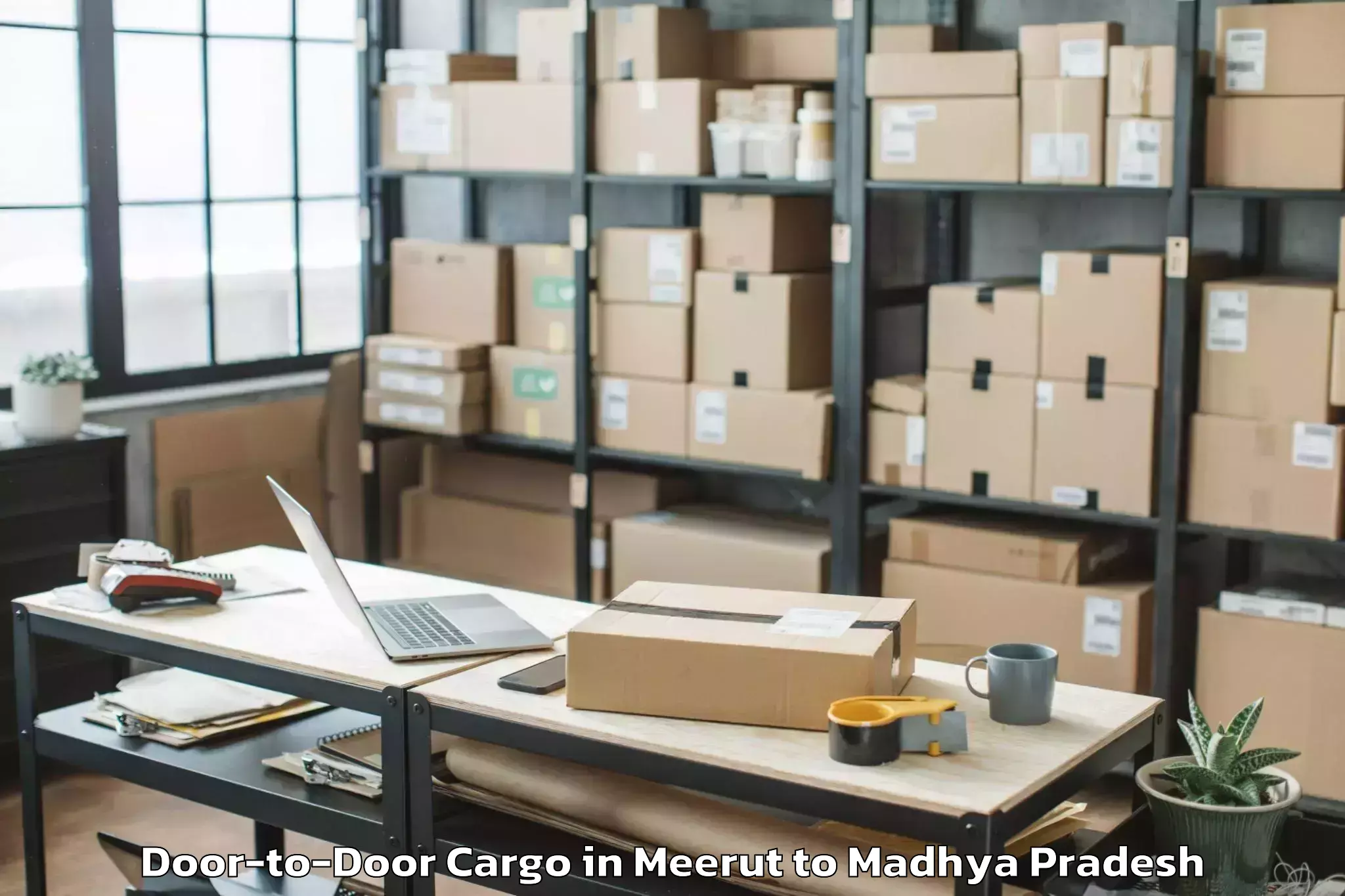 Affordable Meerut to Dolariya Door To Door Cargo